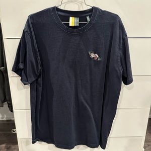 kith t shirt navy blue
